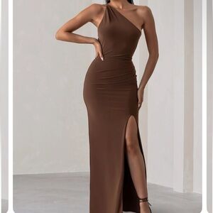 SOLD ❗️ CLUB L LONDON BROWN MAXI DRESS